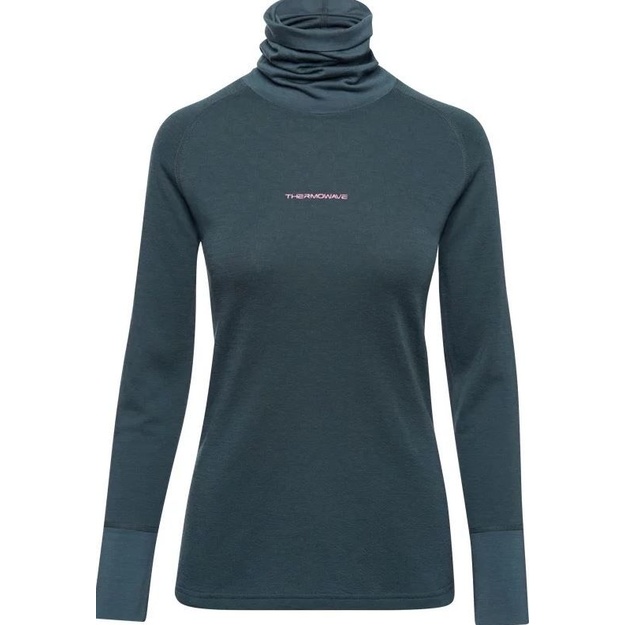 Thermowave mot. Merino Xtreme Long Sleeve High Neck Grey