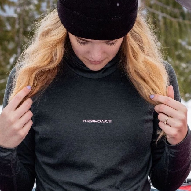 Thermowave mot. Merino Xtreme Long Sleeve High Neck Grey