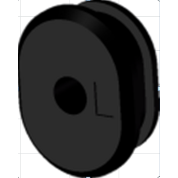 Left side light rubber for Inokim OX