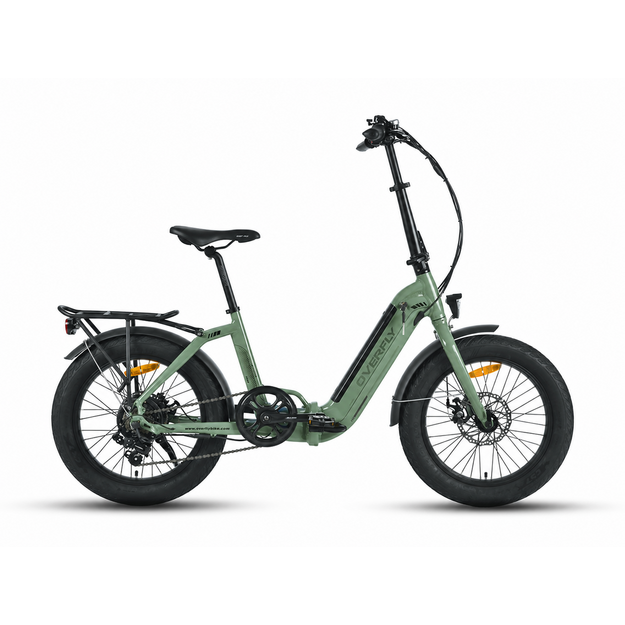 Dviratis 20  elektrinis sulankstomas Overfly Doris 250 W green