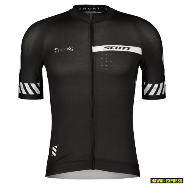 Mar&scaron;kinėliai vyr. trumpom rankovėm Scott RC Pro SS black/white
