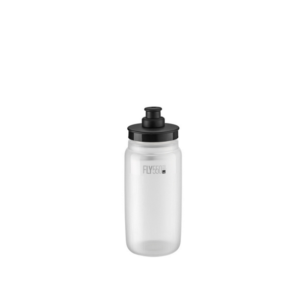 Bottle Elite Fly Tex Clear, Black Cap 550ml