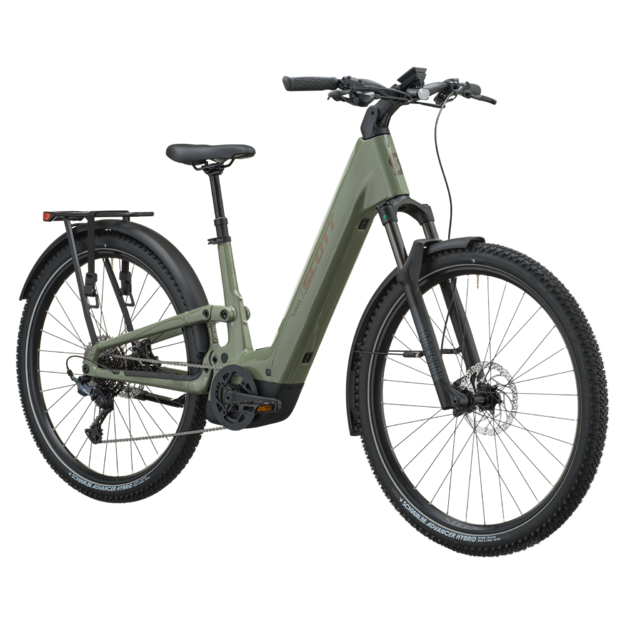 Bike 28  SCOTT E-VILLE 10 SUV tawny green