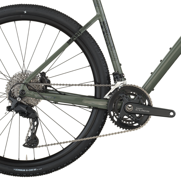 Dviratis 28  SCOTT SPEEDSTER GRAVEL 20 wenge green Scott
