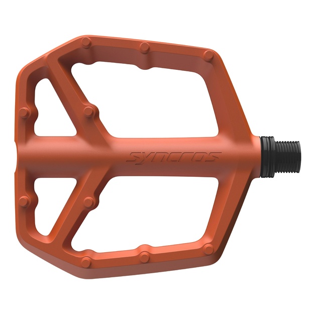 Syncros Squamish III orange platform bike pedals