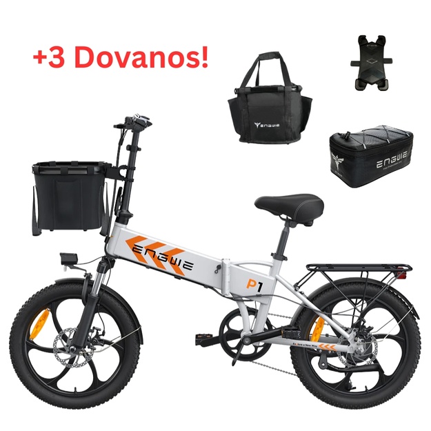 Bicycle 20  electric Engwe P1 white