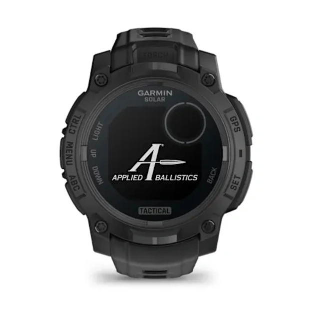 Garmin Instinct&reg; 3 &ndash; 45 mm, Solar, Tactical Edition i&scaron;manusis sportinis laikrodis (Juodos spalvos)