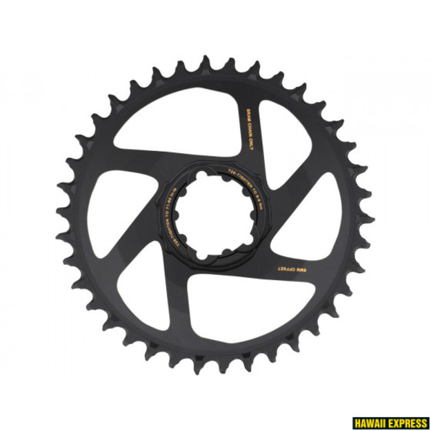 Priekinė žvaigždė SRAM Eagle X-SYNC 2 SL 36T Direct Mount 6 mm ofsetas auksinė
