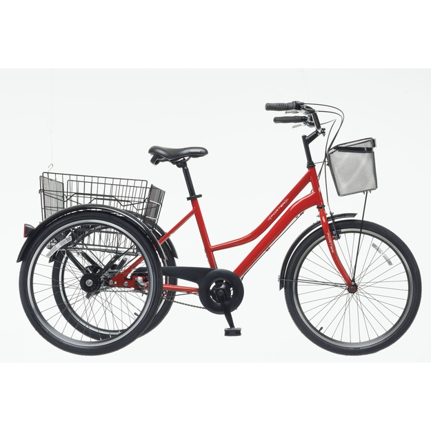 Triratis Bissan Bike PORTER 24 raudonas