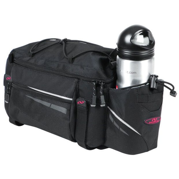 Norco Ohio carrier bag with drink holder black 380 x 240 x 170 mm