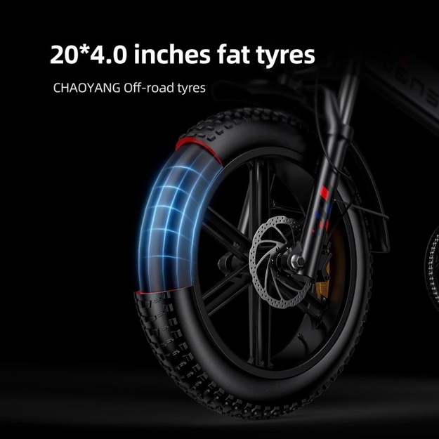 Bicycle 20  electric Engwe Engine X black