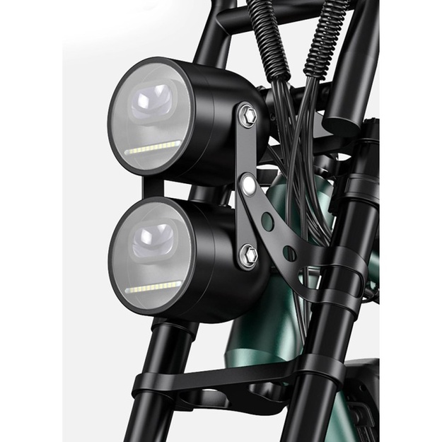 Bicycle 20  electric Engwe M20 double battery green