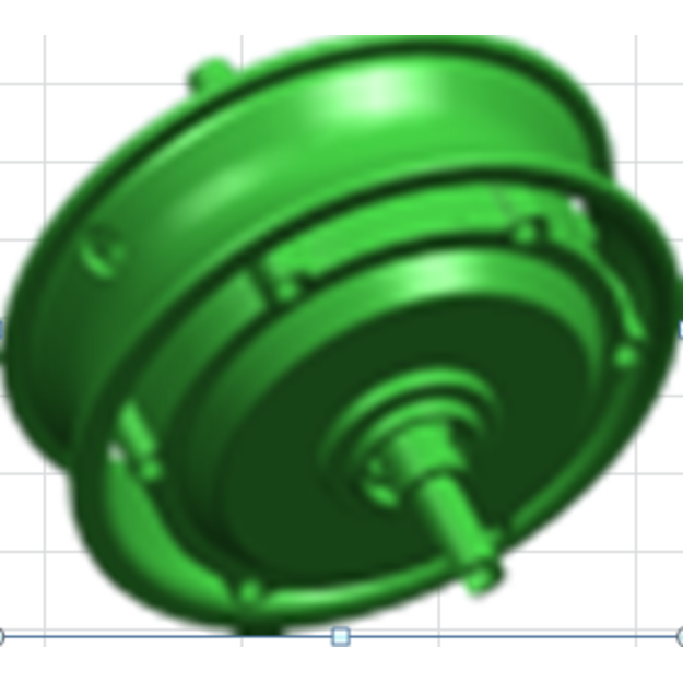 Contactless motor with reducer 36V 350W for e-scooter Inokim Light 2