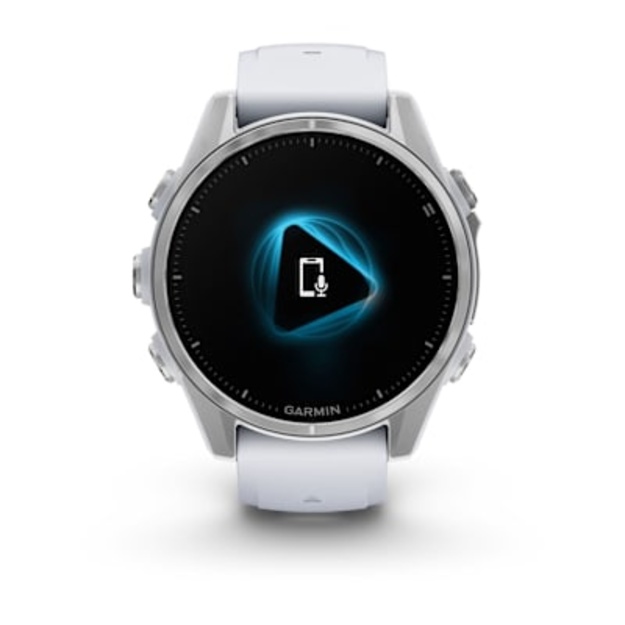 Garmin fēnix 8 43 mm AMOLED i&scaron;manusis sportinis laikrodis (Sidabrinės spalvos)