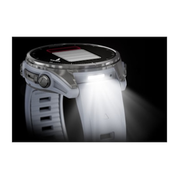 Garmin fēnix 8 43 mm AMOLED i&scaron;manusis sportinis laikrodis (Sidabrinės spalvos)