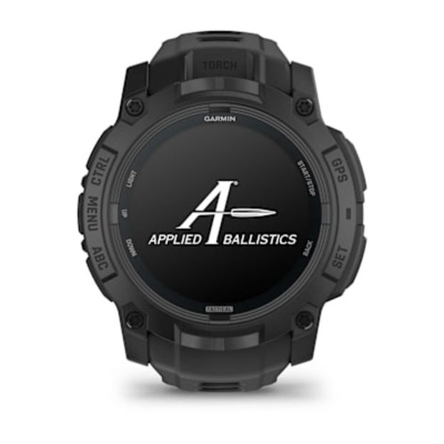 Garmin Instinct&reg; 3 &ndash; 50 mm, AMOLED, Tactical Edition i&scaron;manusis sportinis laikrodis (juodos spalvos)