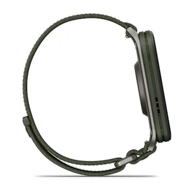 Garmin Venu&reg; X1 i&scaron;manusis sportinis laikrodis (samanų spalvos)