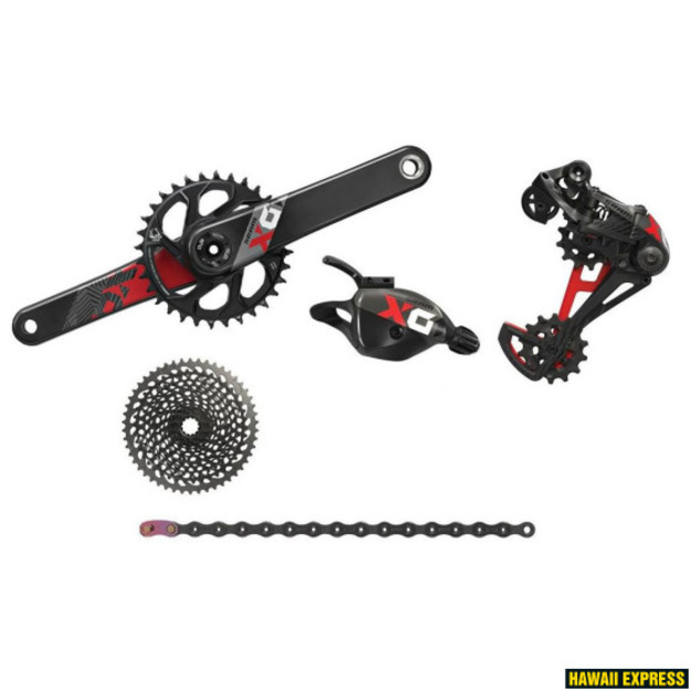 Pavarų grupė SRAM X01 Eagle 175mm 12g Boost
