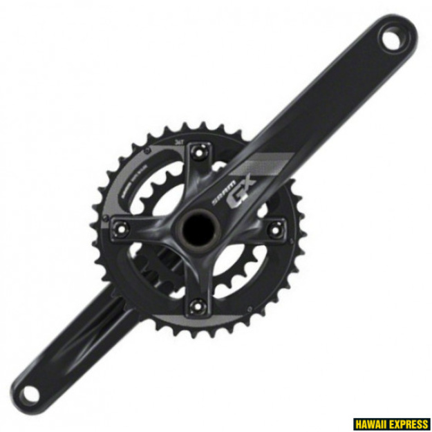 &Scaron;vaistiklis SRAM GX 1000 34-22T 175mm GXP 10g juoda