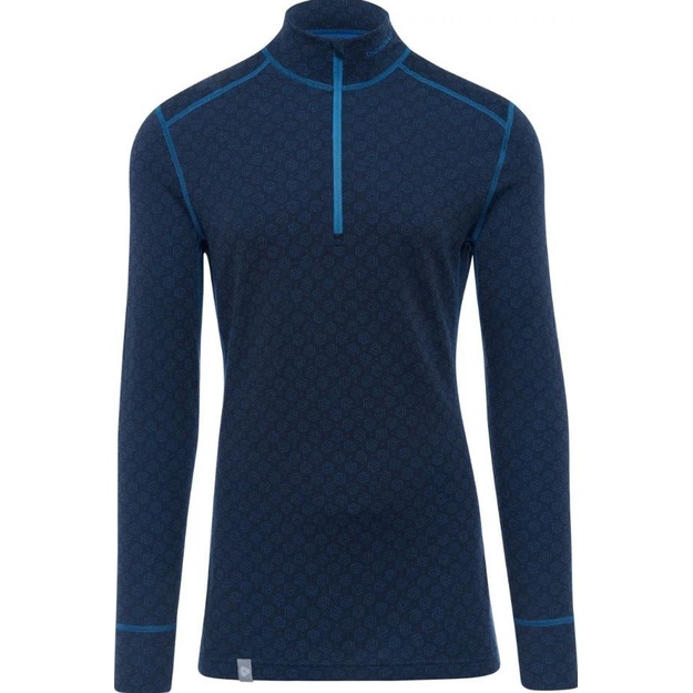 Thermowave Men s Thermo Shirt Merino Xtreme Long Sleeve Zippered Blue