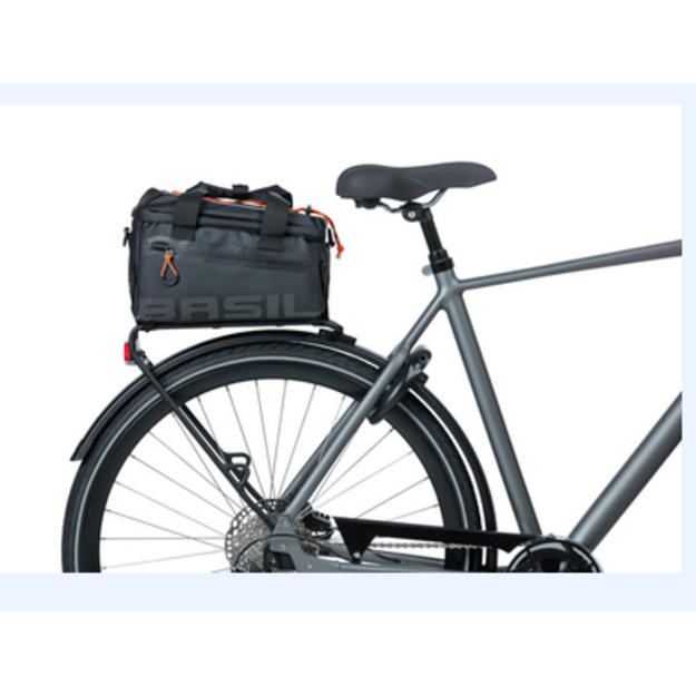 Basil Miles Tarpaulin Trunkbag 32 x 20 x20,5 cm black