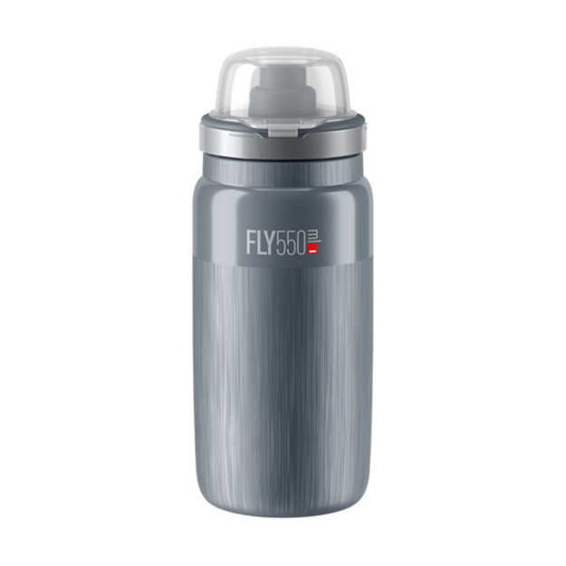 Elite FLY MTB TEX Grey, Grey Logo 550ml