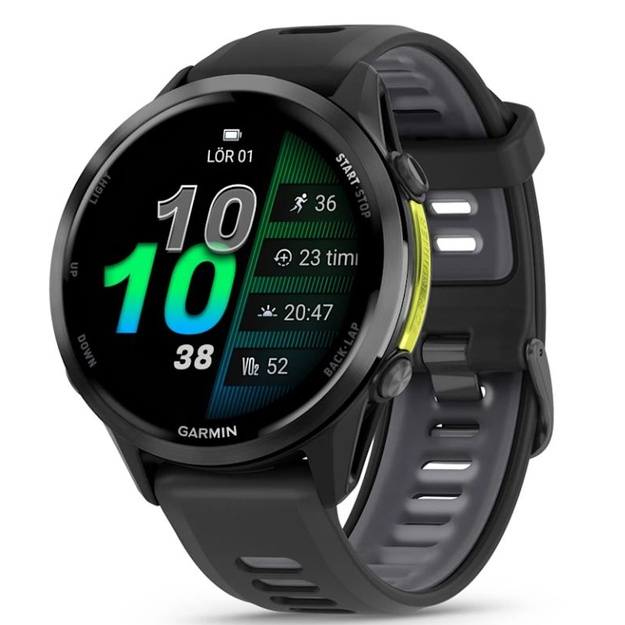 Garmin Forerunner&reg; 970 i&scaron;manusis sportinis laikrodis (Pilkos spalvos DLC titanas)