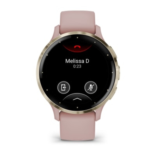 Garmin Venu&reg; 3S i&scaron;manusis sportinis laikrodis (&Scaron;viesaus aukso / Pilkai rausvos spalvos)