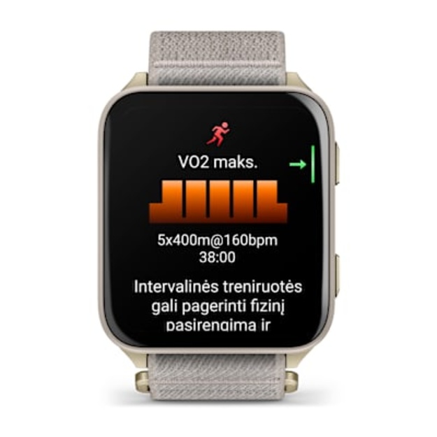 Garmin Venu&reg; X1 i&scaron;manusis sportinis laikrodis (Aukso spalvos)