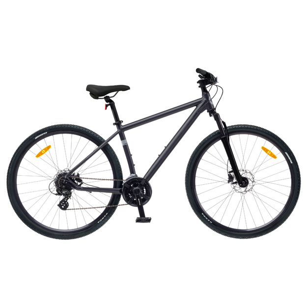 Dviratis 28  CLASSIC STREET 21 MEN DISC 21s 28  black classic